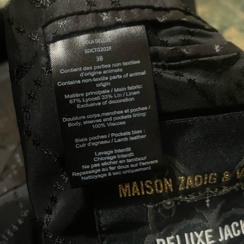 Zadig & Voltaire Black Blazer - Picture 10 of 16